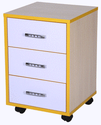 Тумба учителя с ящиками