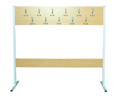 Вешалка двусторонняя на металлокаркасе