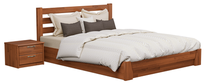 Двуспальная кровать Селена (Ольха темная), 120х200