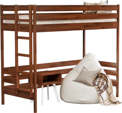 Односпальная кровать Лаос (Ольха темная)