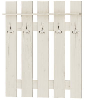 Вешалка Либерти (Дуб Крафт Белый), 90