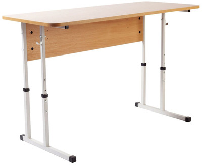 Стол ученический 2-местный без полки № 4-6 (регулируемый по высоте)