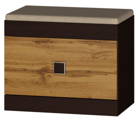 Тумба для обуви Соната 600 (венге тёмный/аппалачи), 60