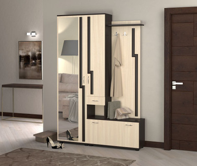 Прихожая "Агата" (венге т./дуб молочный) левая, 133