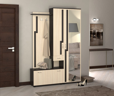 Прихожая "Агата" (венге т./дуб молочный) правая, 133