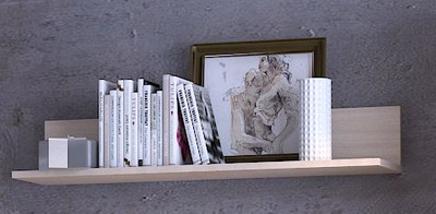 Полка навесная 90 "Аякс" (дум мол.), 90