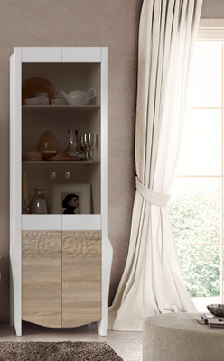 Витрина "Гефест" (белый/сон.), 71