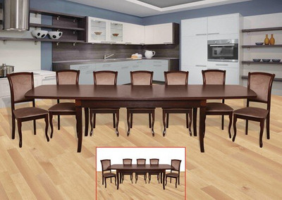 Стол "Обеденный-3", белый