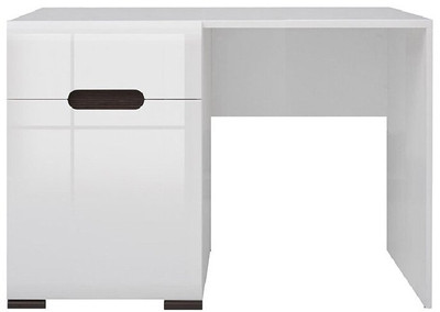 Стол туалетный АЦТЕКА (TOL1D1S), белый/белый глянец + дуб венге магия