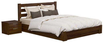 Двуспальная кровать Селена (Орех темный), 120х190