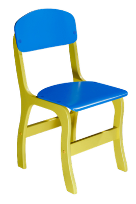 Стул детский фанерный "Фантазия" №2 (крашеный), 290х343х567