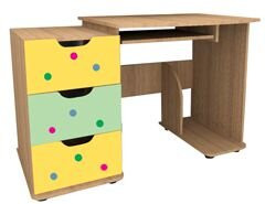 Стол "Вини-пух", дуб молочны, 117,6х63,4х75