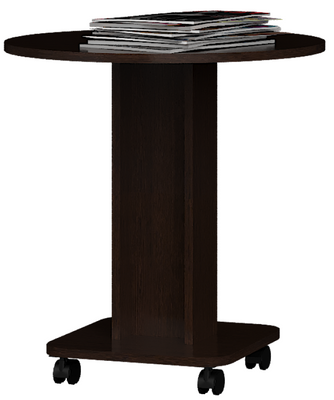 Стол журнальный ВИЗИТ (Венге темный), 60