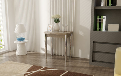 Стол Нота Мини, антрацит / элегантный серый софттач, 60