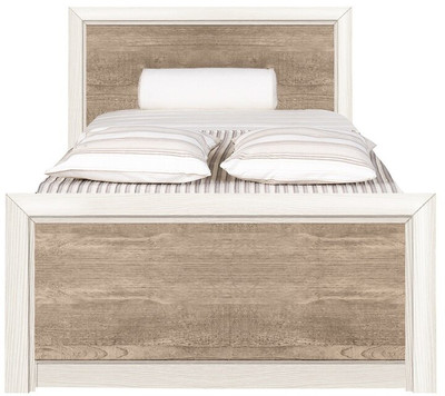 Кровать КОЕН ІІ (LOZ90) (каркас), сосна каньон/дуб корабельный, 90х200