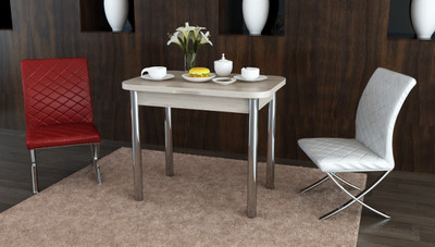 Стол раскладной Нота, пепельный/ антрацит, 60