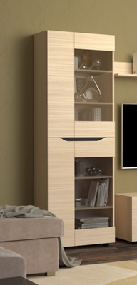 Витрина "Аякс" высокая правая (дуб мол.\вен), 65