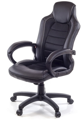 Кресло геймерское Астон PL TILT Черный (Черный/Черный)