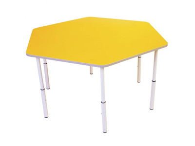 Стол детский 6-угловой, 1180х1040х460-580