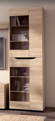 Витрина "Аякс" высокая левая (сонома\венге), 65