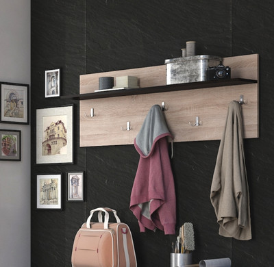 Вешалка "Аякс" 135 (сонома\венге), 135