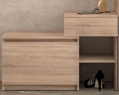 Тумба обувная "Брайт" 90 (дуб сонома), 90