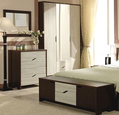 Шкаф "Доминика" (венге т./дуб молочный), 148