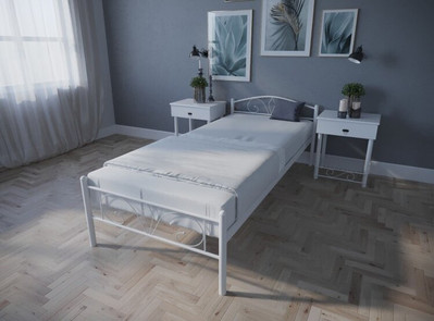 Кровать Лара Люкс односпальная, Черный, 90х190