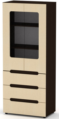 Шкаф-21 "Стиль" МДФ, Венге Комби, 80