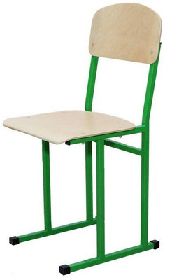 Стул на полозьях №6 с HPL покрытием (квадратная труба)