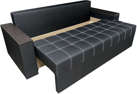 Прямой диван Комфорт (Черный), 1 категория