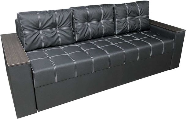 Прямой диван Комфорт (Черный), 1 категория