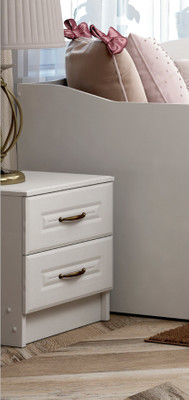 Тумба прикроватная "Василиса" (белый), 40