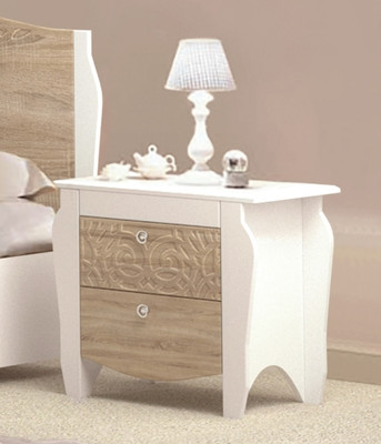 Тумба прикроватная "Гефест" (белый/сон.), 56