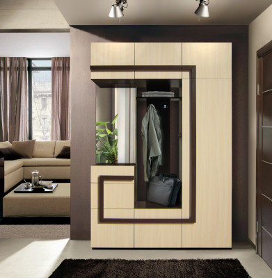 Прихожая "Сафо" правая (венге т./дуб мол.)