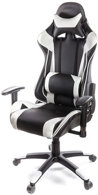 Кресло геймерское Хорнет PL RL Черный (PU-черный/белый)