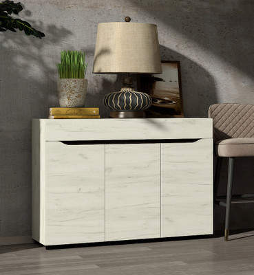 Комод большой "Аякс" (крафт белый\венге), 120