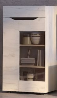 Витрина "Аякс" низкая правая (крафт белый\вен), 65