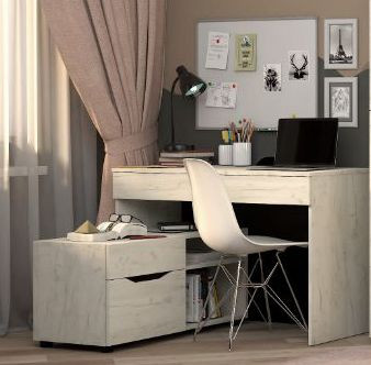 Стол "Аякс" (крафт белый\венге), 120