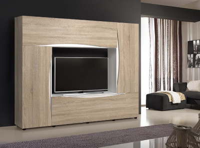 Гостиная "Амулет" (сонома/белый), 230