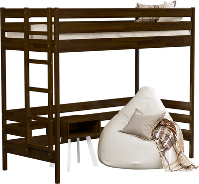 Односпальная кровать Лаос (Орех темный)