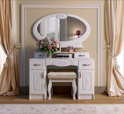 Туалетный стол "Василиса" (белый), 120