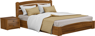 Двуспальная кровать Селена Аури (Орех светлый), 120х190