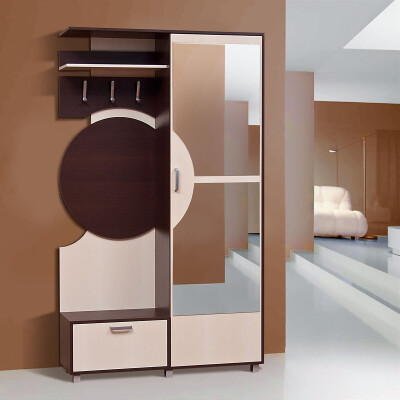 Прихожая Фиона (т.венге / св.венге), Венге светлый/Венге темный, 121